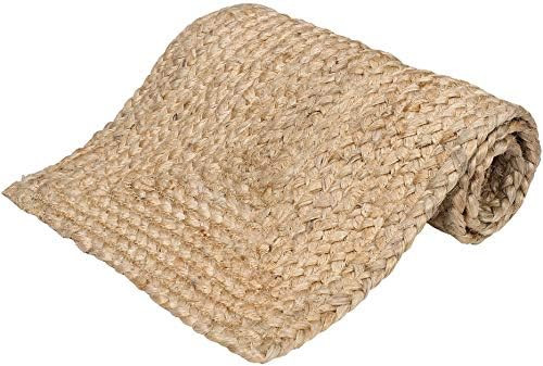 Glamburg Farmhouse Jute Burlap Table Runner 36 Inches Long, 13x36 Natural Jute Braided Table Runn... | Amazon (US)