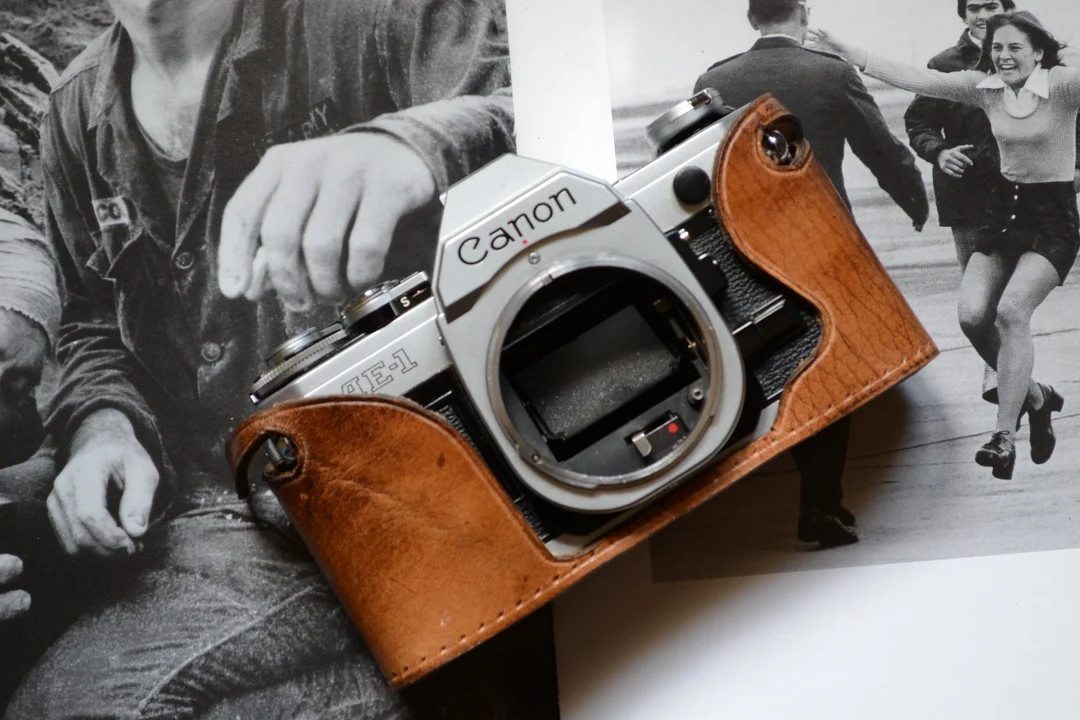 Leather Half Case for Canon AE1 AT1 AE1 Program , A1 Camera ( Without Finger Grip ) - Etsy | Etsy (US)