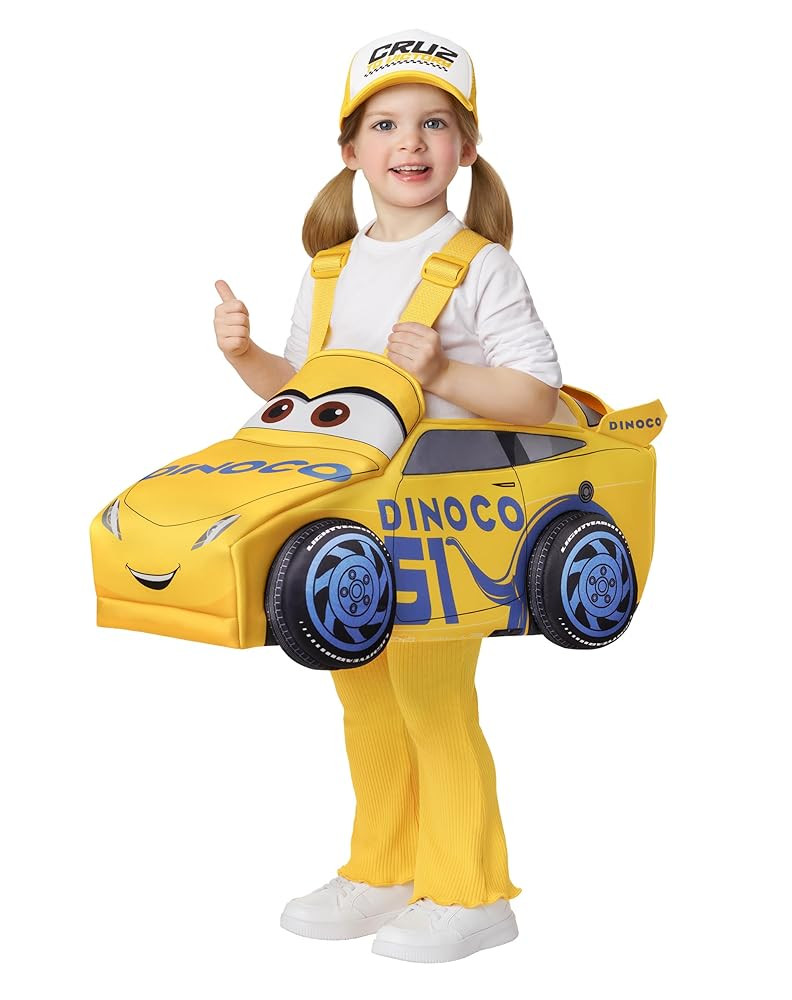 Spirit Halloween Cars Toddler Cruz Ramirez Ride-Along Costume | Officially licensed | Disney | Pi... | Amazon (US)