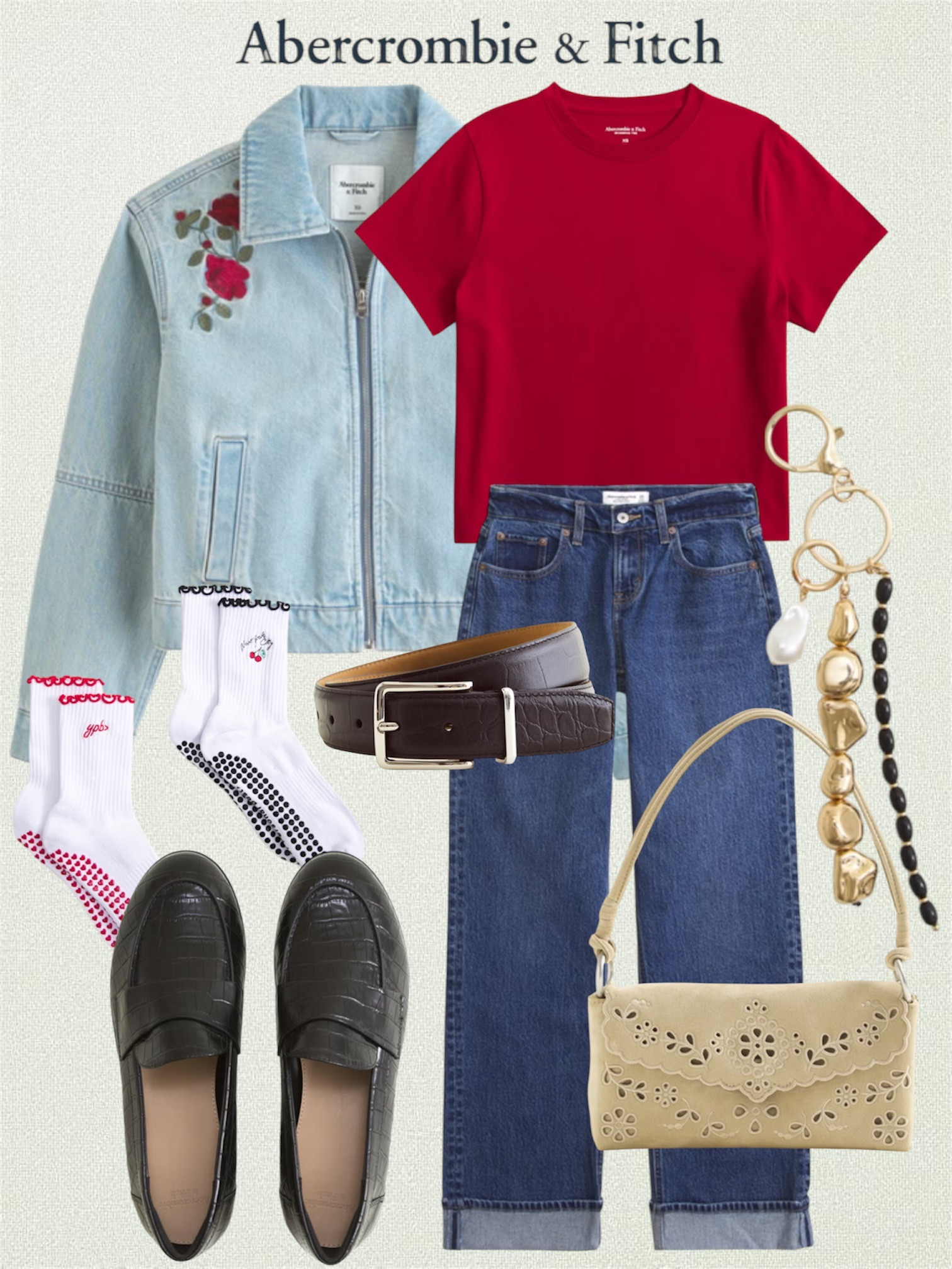 Abercrombie & Fitch outfit idea | casual outfit idea | A&F outfit | spring outfit 




A&F jeans, Abercrombie jeans, Abercrombie Denim Event, denim jacket, jean jacket, 

#LTKValentine #LTKootd #LTKTravel #LTKSeasonal