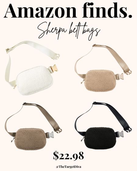 These adorable sherpa belt bags from Amazon are only $22.98! 😍 They come in several color options and are super similar to another popular brand’s belt bag! This would be a cute gift idea, too. 


#amazon #amazonfinds #amazonstyle #beltbag #sherpa #sherpabeltbag #fannypack #fleecebeltbag #crossbody #bag #purse #handbag #onthego  #winterstyle #giftsforher #giftsforteengirls #giftidea #christmas #holidays #christmasgift #holidaygift #giftguide #NYE

#LTKGiftGuide #LTKitbag #LTKunder50