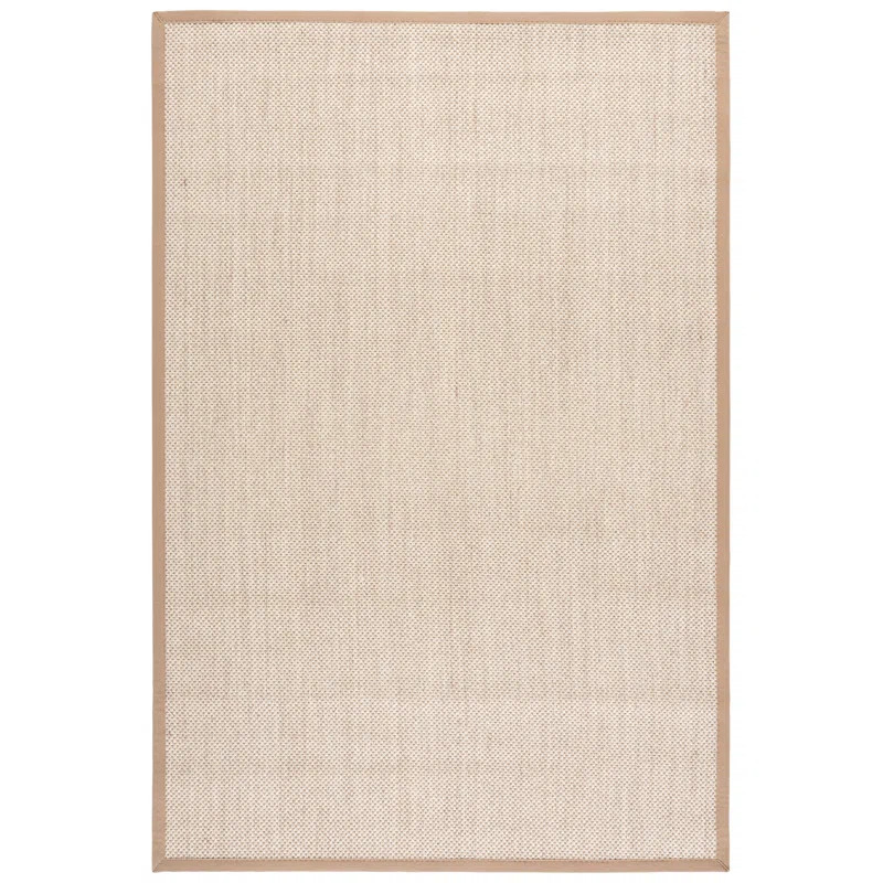 Kiki Jute/Sisal Marble/Linen Area Rug | Wayfair North America