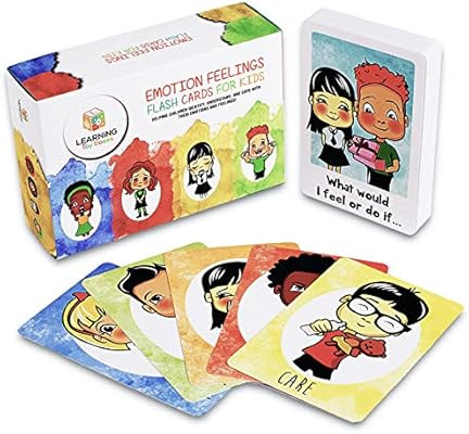 Feelings Flashcards Emotion Flash Cards for Toddlers Social Emotional Learning Cards for Kids to ... | Amazon (US)