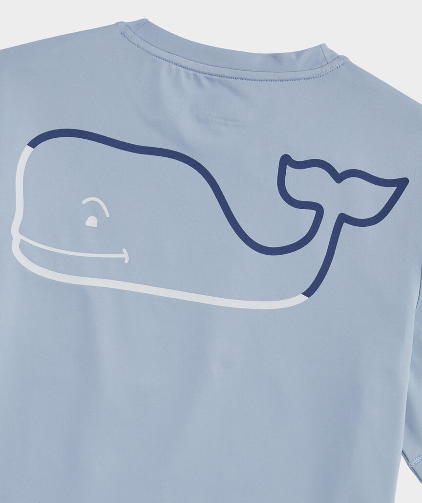 Boys' Burgee Whale Short-Sleeve Harbor Sun Tee | vineyard vines