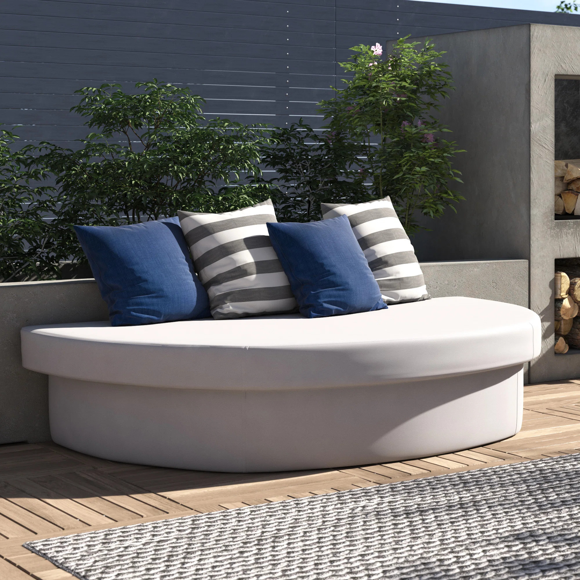 ClubNow 78'' Wide Patio Daybed | Wayfair North America