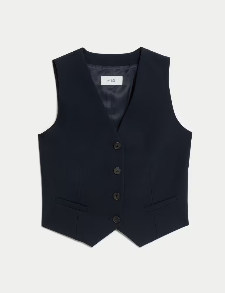 Tailored Single Breasted Waistcoat | Marks & Spencer (UK)