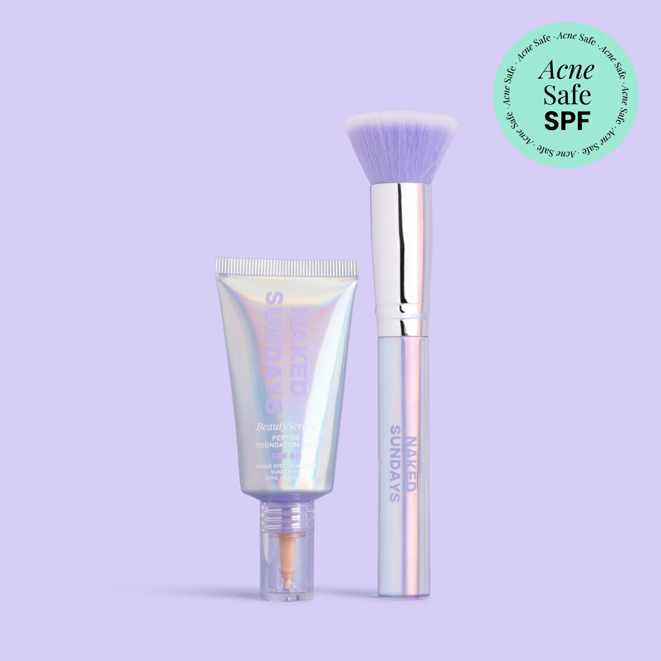 BeautyScreen™ PLUS Limited Holo Brush Bundle (LIMITED) | Naked Sundays (US)