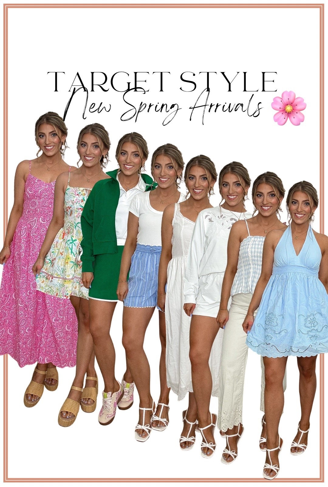 Target new spring arrivals are SO good right now 🌸 and I found so many cute pieces on my latest Target run. Dresses, matching sets, skirts, eyelet, and the prettiest spring colors — everything looks way more expensive than it is.

Target has really been on a roll with their spring fashion and these are the kind of outfits that work for everyday mom life, vacations, Easter, spring events, and just feeling put together without spending a fortune.



Which look is your favorite??

#targetstyle #targetfinds #targetnewarrivals
#targetfashion #springoutfits #affordablefashion
#targethaul #momstyle #springstyle
#dressseason #targetdresses #lookforless
#fashionover30 #fashionover40 #ltkstyle
#outfitideas #budgetstyle #targetrun
#casualstyle #everydayoutfits #springfashion


#LTKPetite #LTKootd