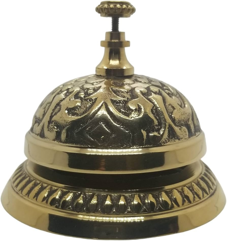 Solid Brass Victorian Style Service Desk Bell | Amazon (US)