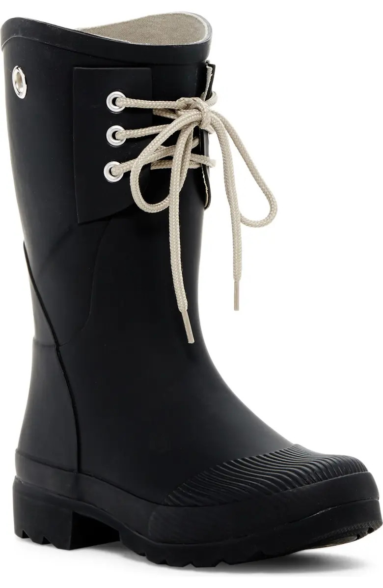 Kelly B Lace-Up Waterproof Rain Boot (Women) | Nordstrom Rack