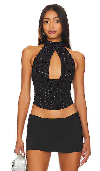Ryliana Top in Black | Revolve Clothing (Global)