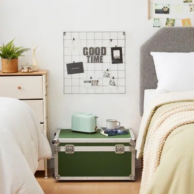 VIN Armored Storage Trunk Footlocker with Wheels | Wayfair North America