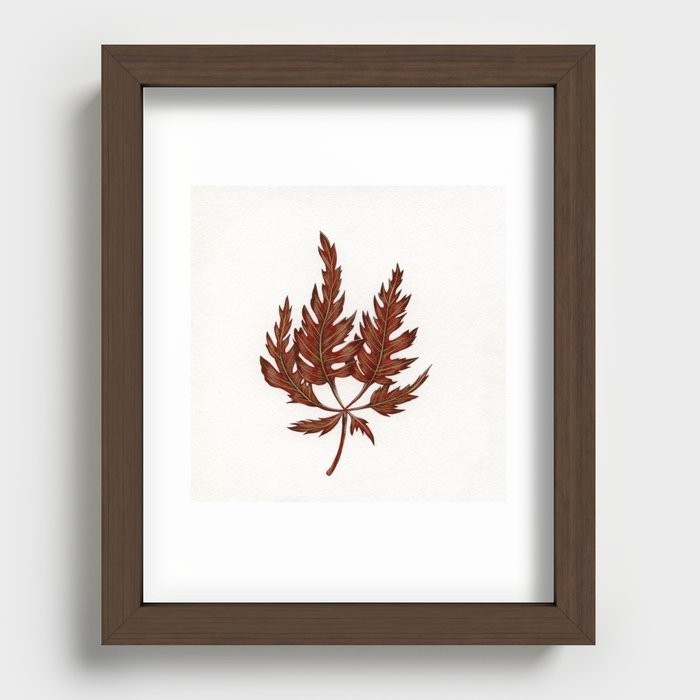 Flame Recessed Framed Print by Josephine Kahng | Society6
