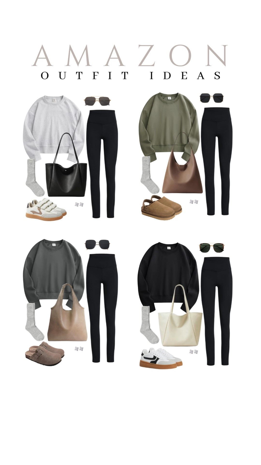 These outfits are simple, effortless, and great for running errands!
cropped crewneck sweatshirts, platform sneakers, high waisted leggings, beauty finds, affordable fashion, trendy look, viral products, casual outfit idea, how to style, ways to style, fall to winter style, amazon fashion, affordable style, transitional outfit idea

#LTKU #LTKFindsUnder50 #LTKSeasonal