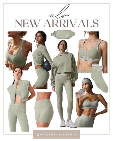 Alo just came out with the most beautiful sage green color in so many different items. I linked all of the new arrivals below!

#LTKfitness #LTKstyletip #LTKfindsunder100