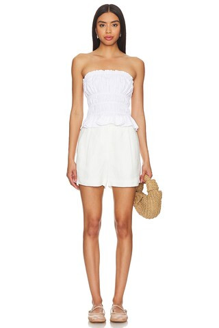 Angela Top in White | Revolve Clothing (Global)