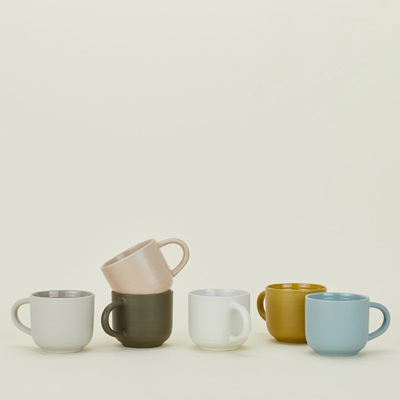 Hirma Stoneware Coffee Mug (Set of 4) | Wayfair North America