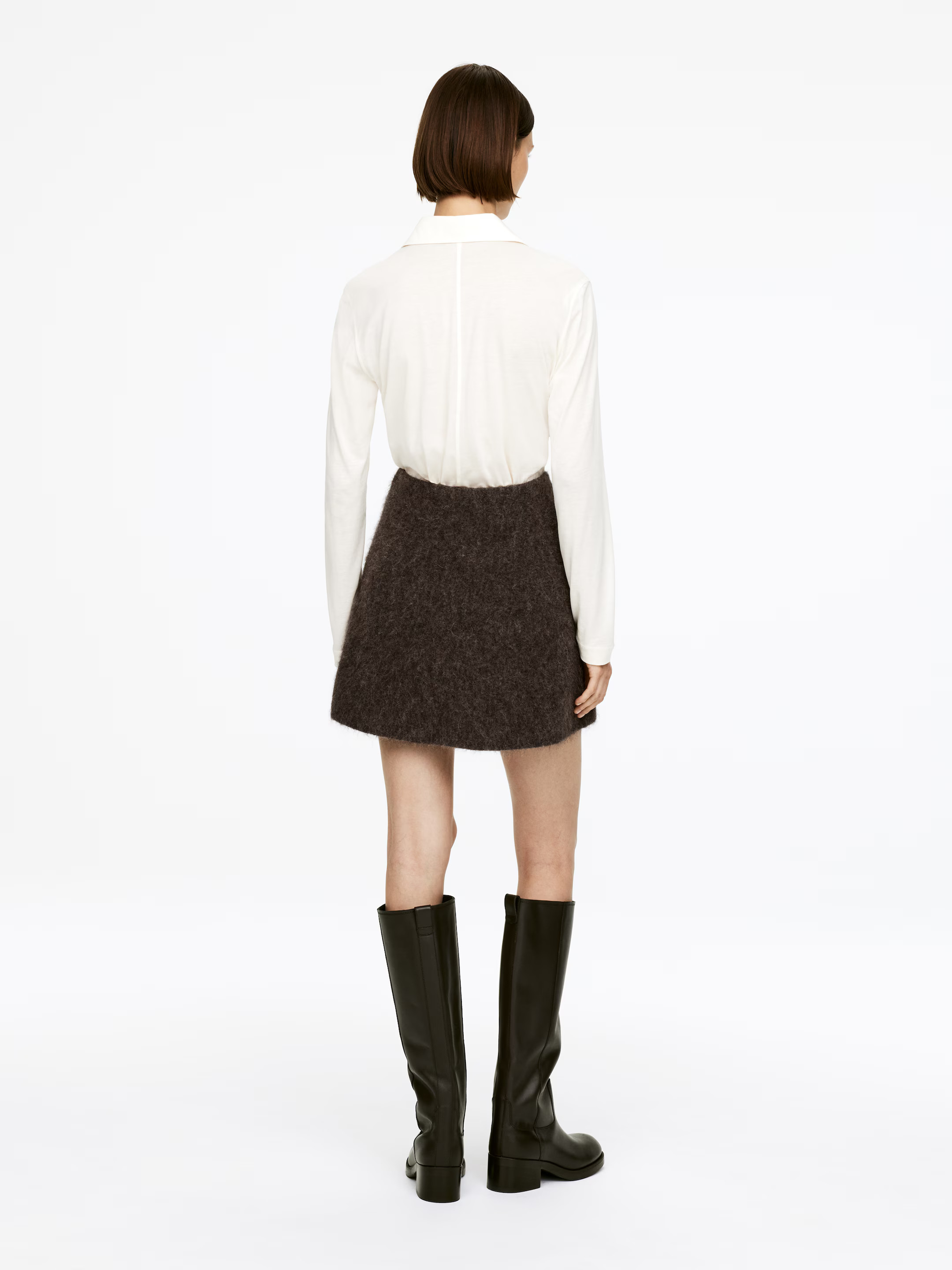 Alpaca-Wool Blend Skirt | H&M (UK, MY, IN, SG, PH, TW, HK)