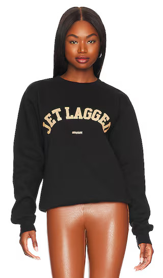 Jet Lagged Crewneck in Black | Revolve Clothing (Global)