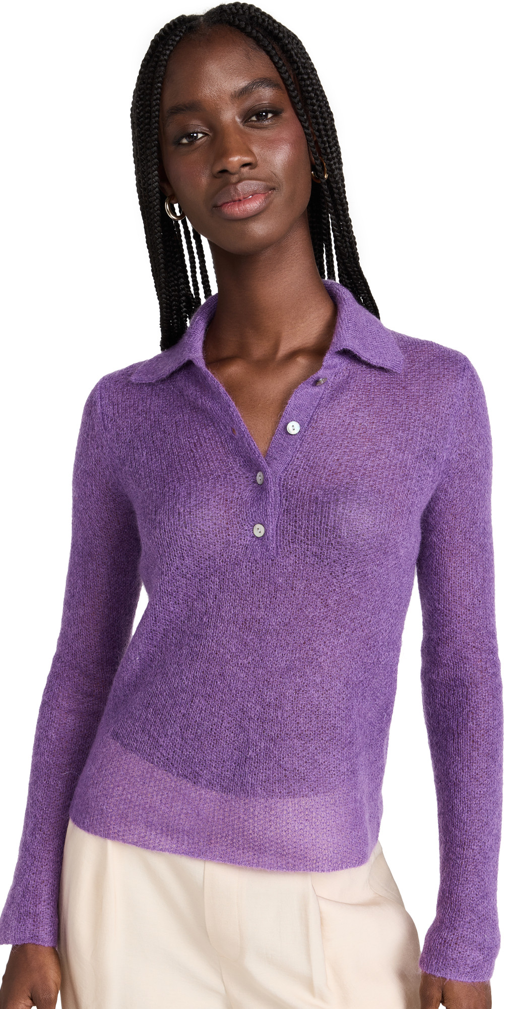 Brushed Polo Sweater | Shopbop