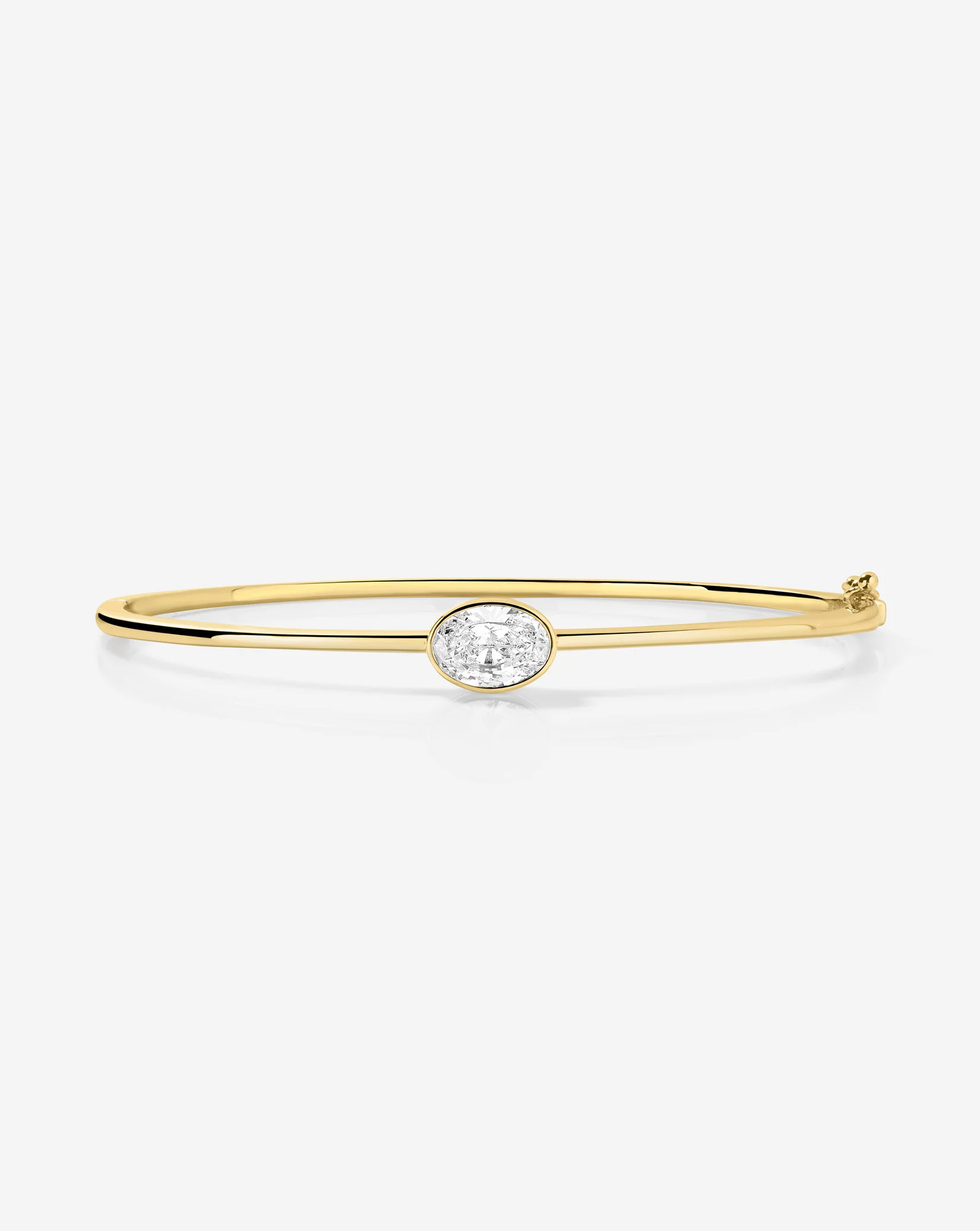 Oval Lab Diamond Bangle | Ring Concierge