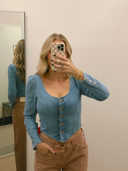 This Levis top is a perfect spring transitional piece! Wearing a size small, and it fits true to size! The buttons in the front are also all functional!

Night Outfit
Travel Outfit
Vacation Outfit
Work Outfit
Levis
Gifts for her

#LTKSpringSale #LTKGiftGuide #LTKtravel