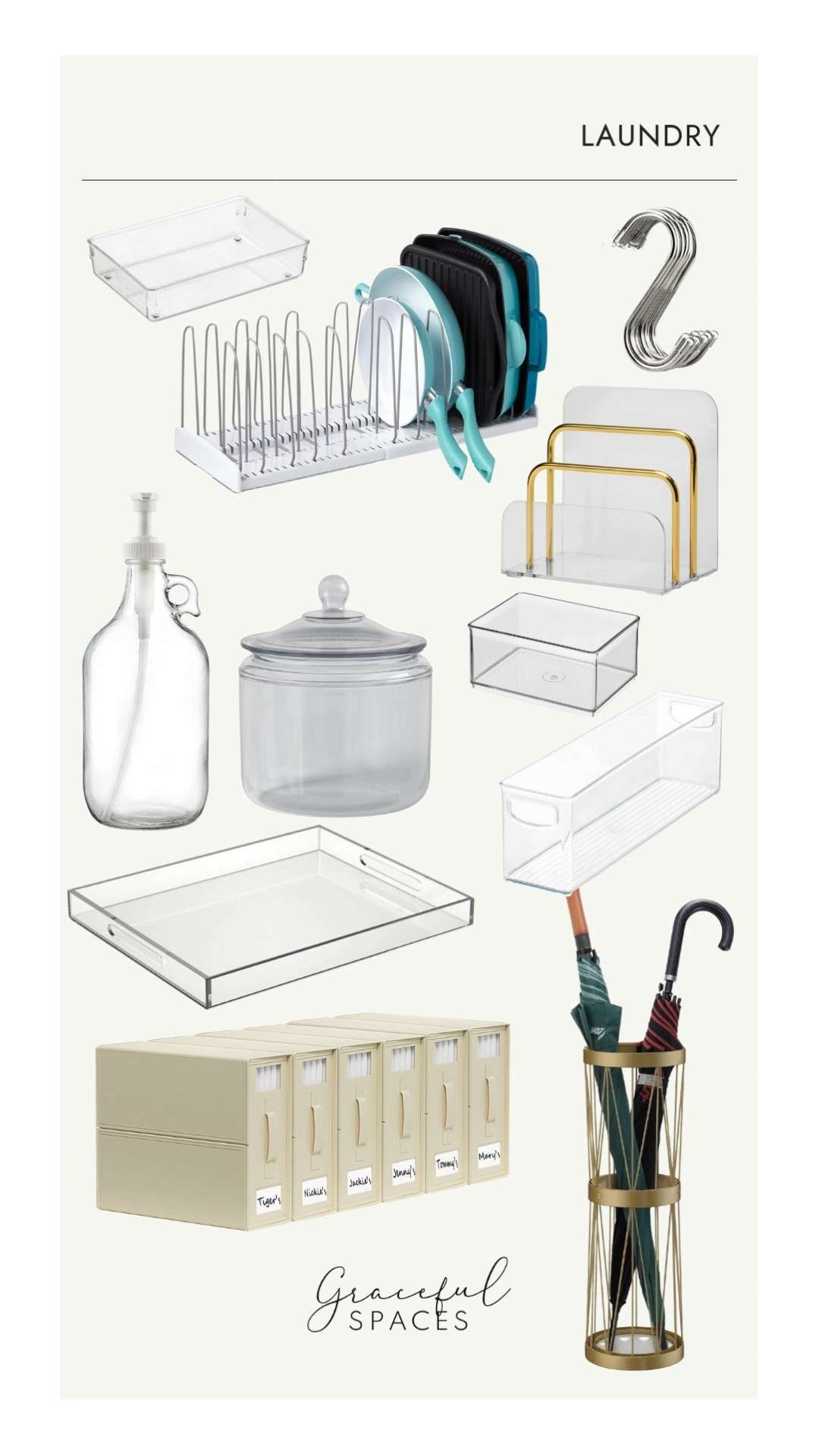 Calming neutrals from The Container Store, Amazon, and Target combine to bring order and organization to this Mississippi family's laundry room. 

 

#LTKmomlife #LTKHome #LTKFindsUnder50