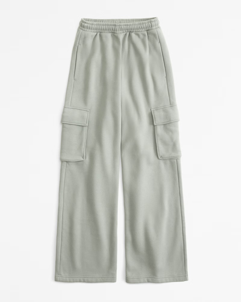 Cargo Wide Leg Sweatpant | Abercrombie & Fitch (US)