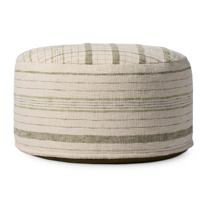Chris Loves Julia x Loloi Chris Loves Julia Wallace Cream Pouf | Wayfair | Wayfair North America