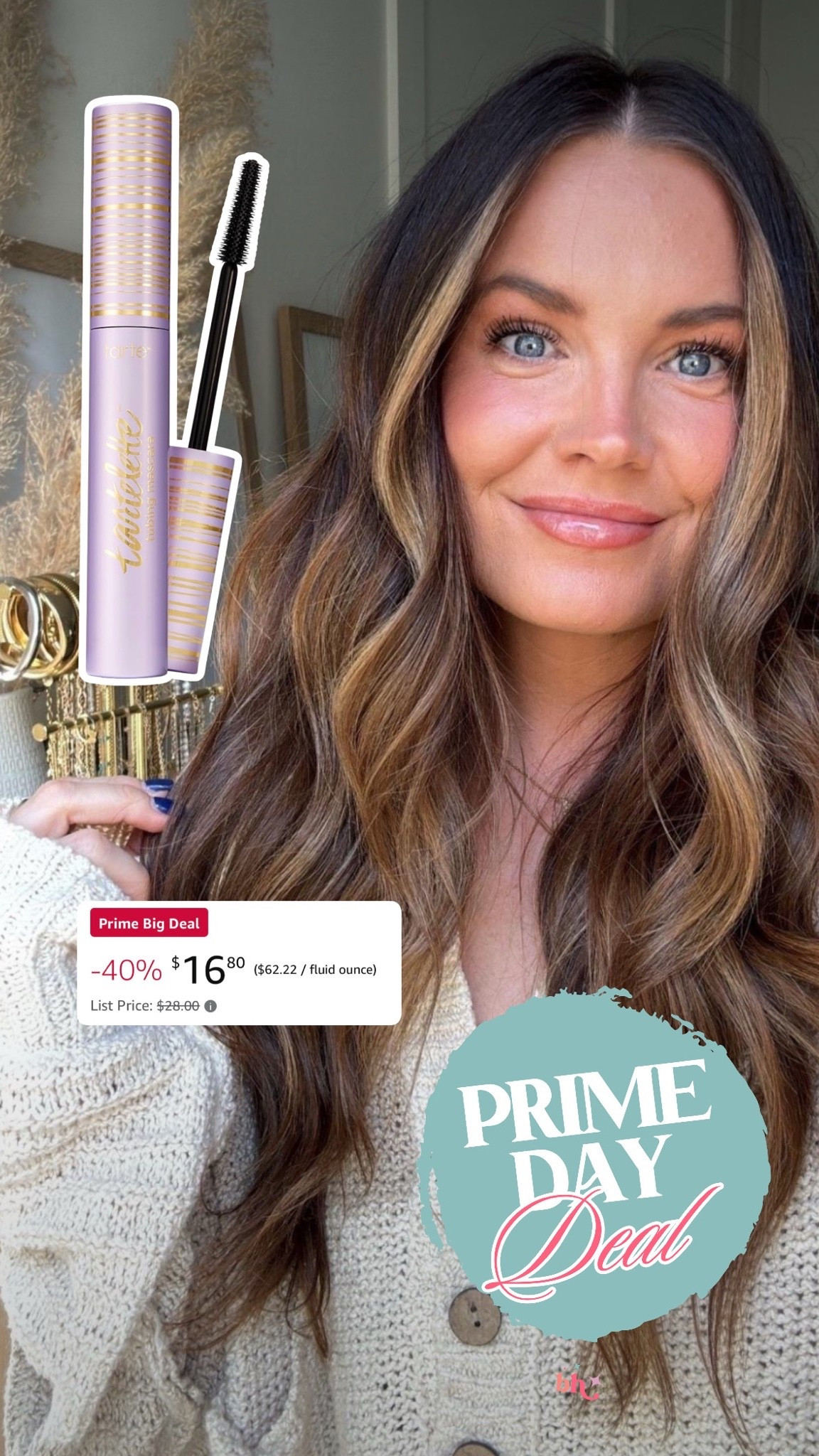 My favorite mascara is on major sale right now!!

sale alert, prime day, amazon finds, beauty finds, tubing mascara, tarte, Britt Horton