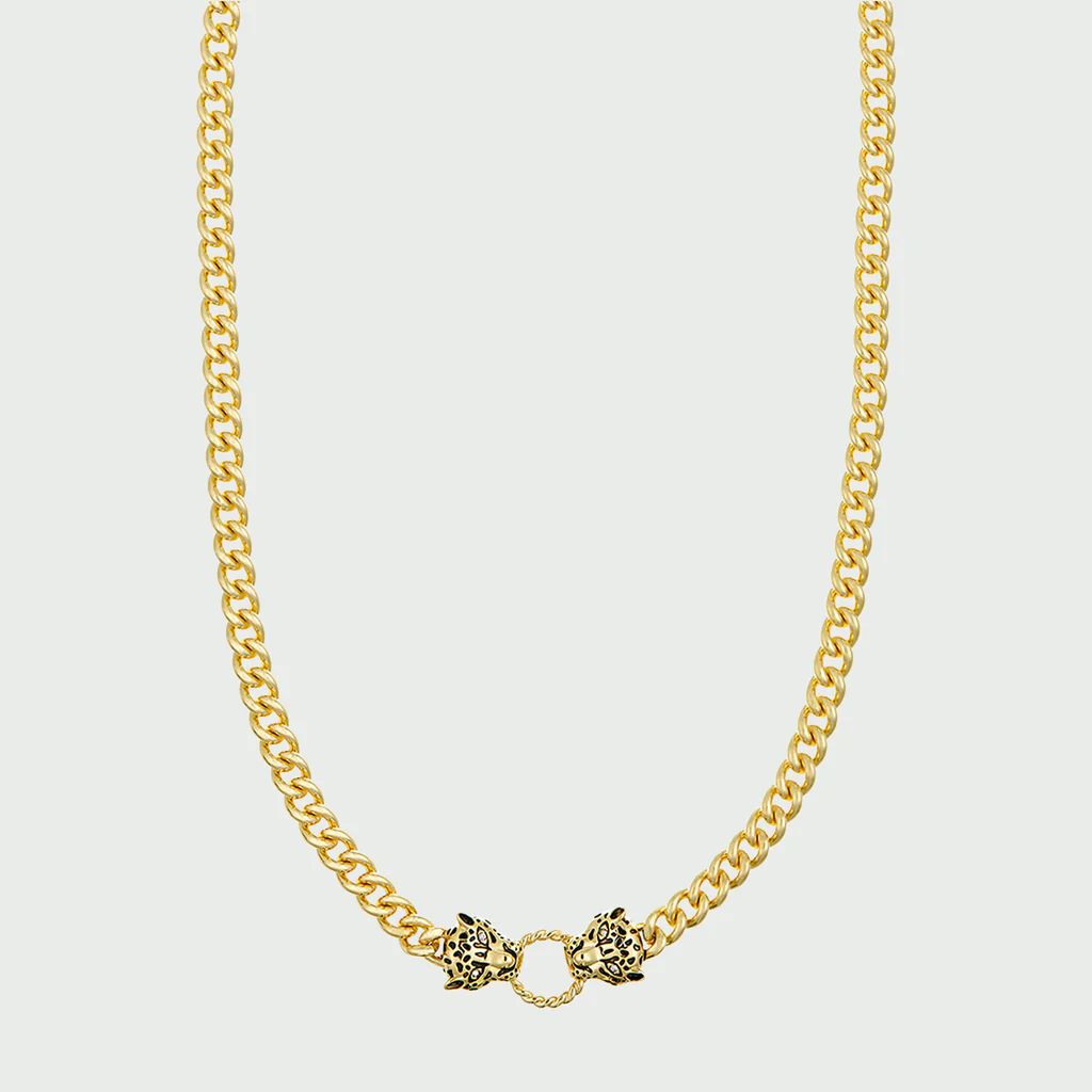 Double Leopard Collar Necklace | Orelia