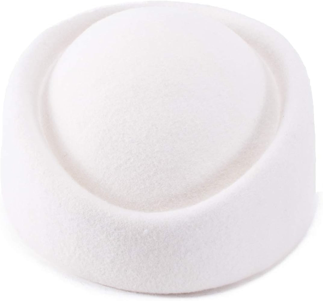 Lawliet Cocktail Fascinator Base Wool Air Hostesses Pillbox Hat Millinery Making A139 | Amazon (US)
