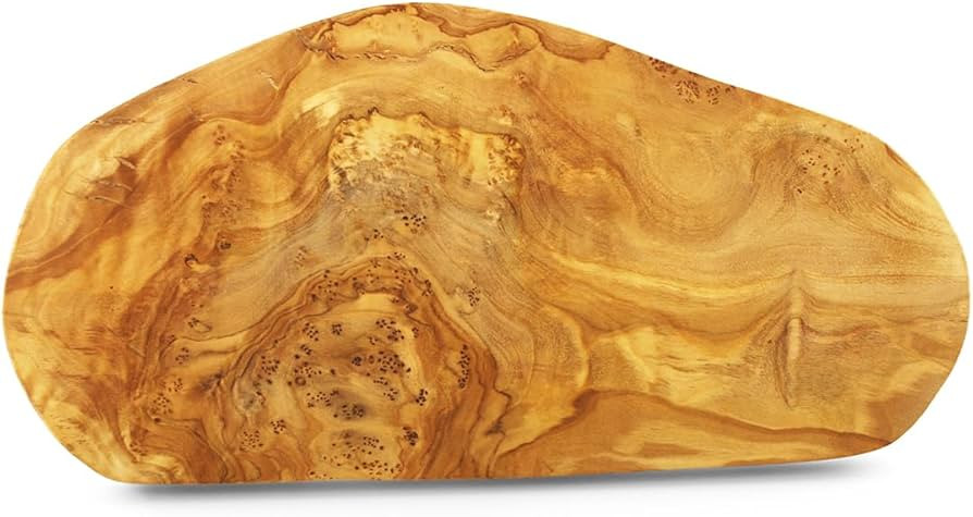 Thirteen Chefs Olive Wood Cheese Board 12 Inch Long - Beautiful Wooden Serving Board for Charcute... | Amazon (US)