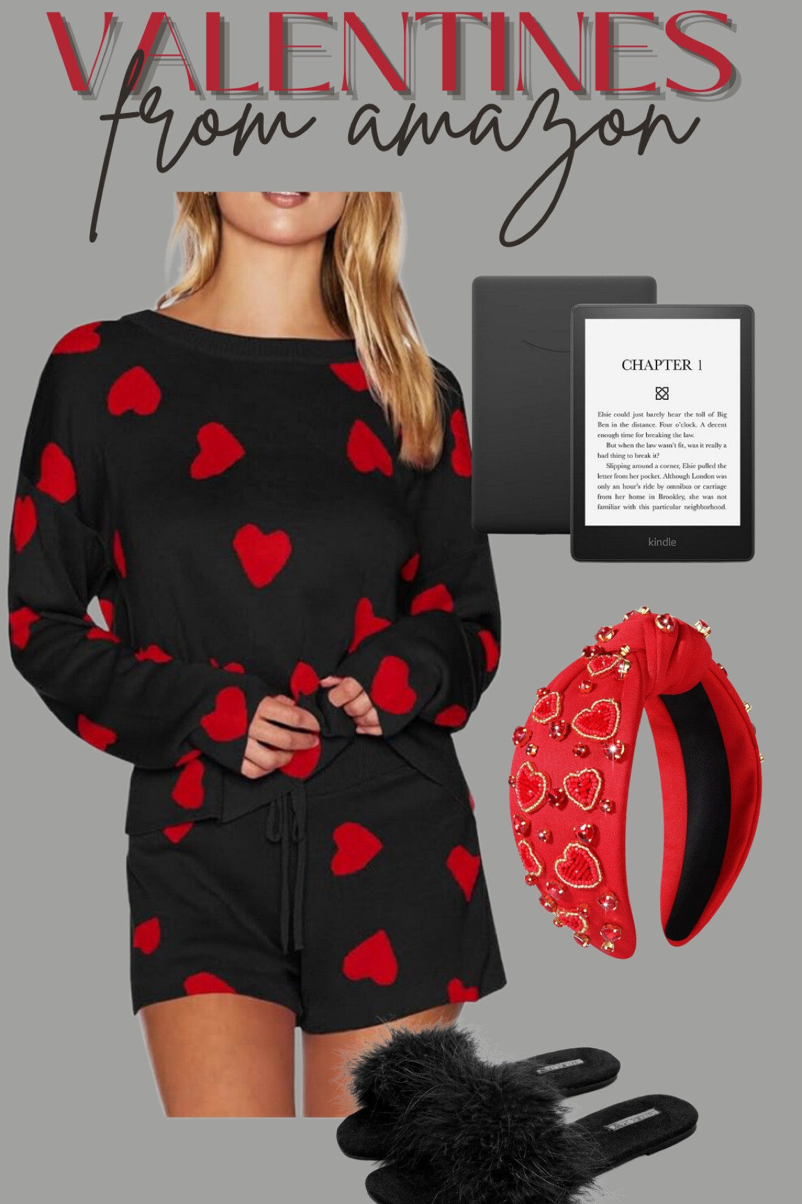 Amazon comfy valentines 
Valentines lounge set - valentines headband - Valentine’s Day 

#LTKSeasonal #LTKsalealert #LTKfindsunder50