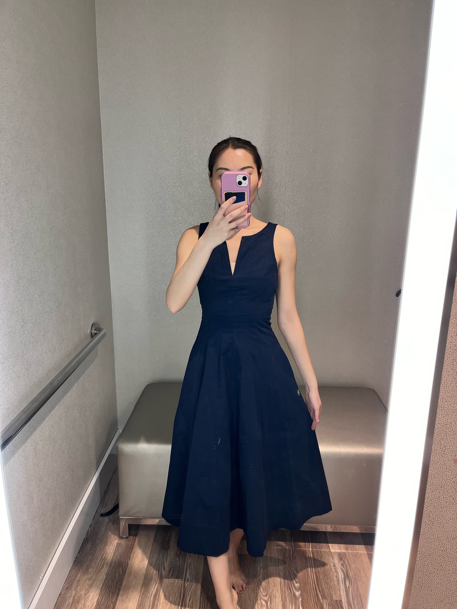 knee length dresses for ladies Shapewear Sleeveless Midi Dress | Tummy Control & Sculpt main image 0