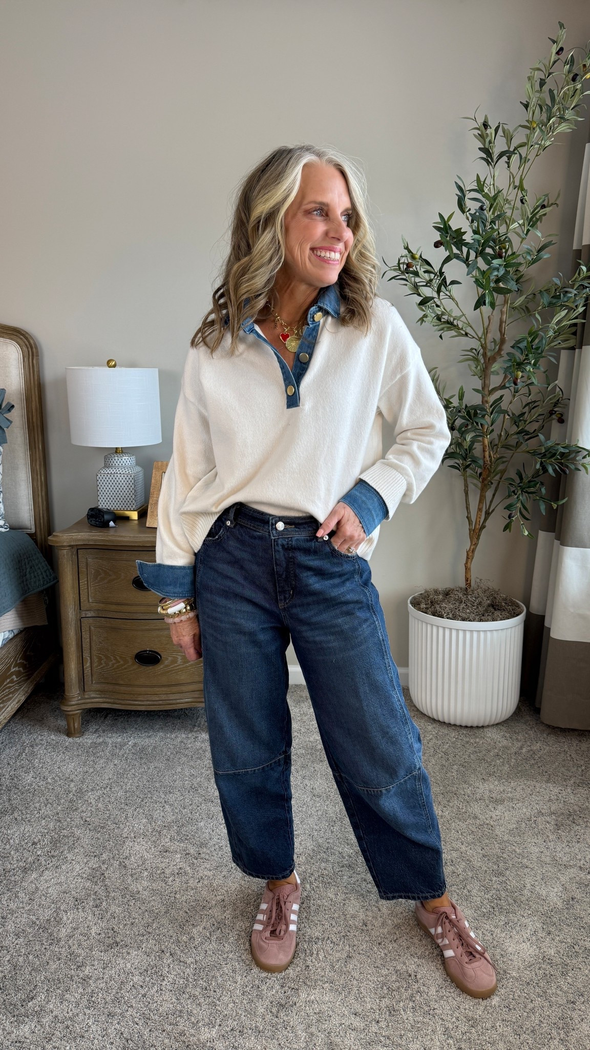 Love this look 
26P jeans/XS top

#LTKOver40 #LTKootd #LTKSaleAlert