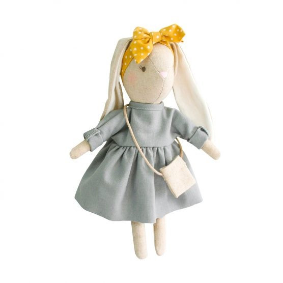 Alimrose Mini Sofia Bunny – Grey | The Tot