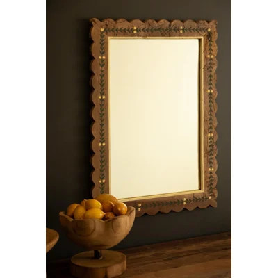 22" Hand-Painted Mirror | Wayfair North America