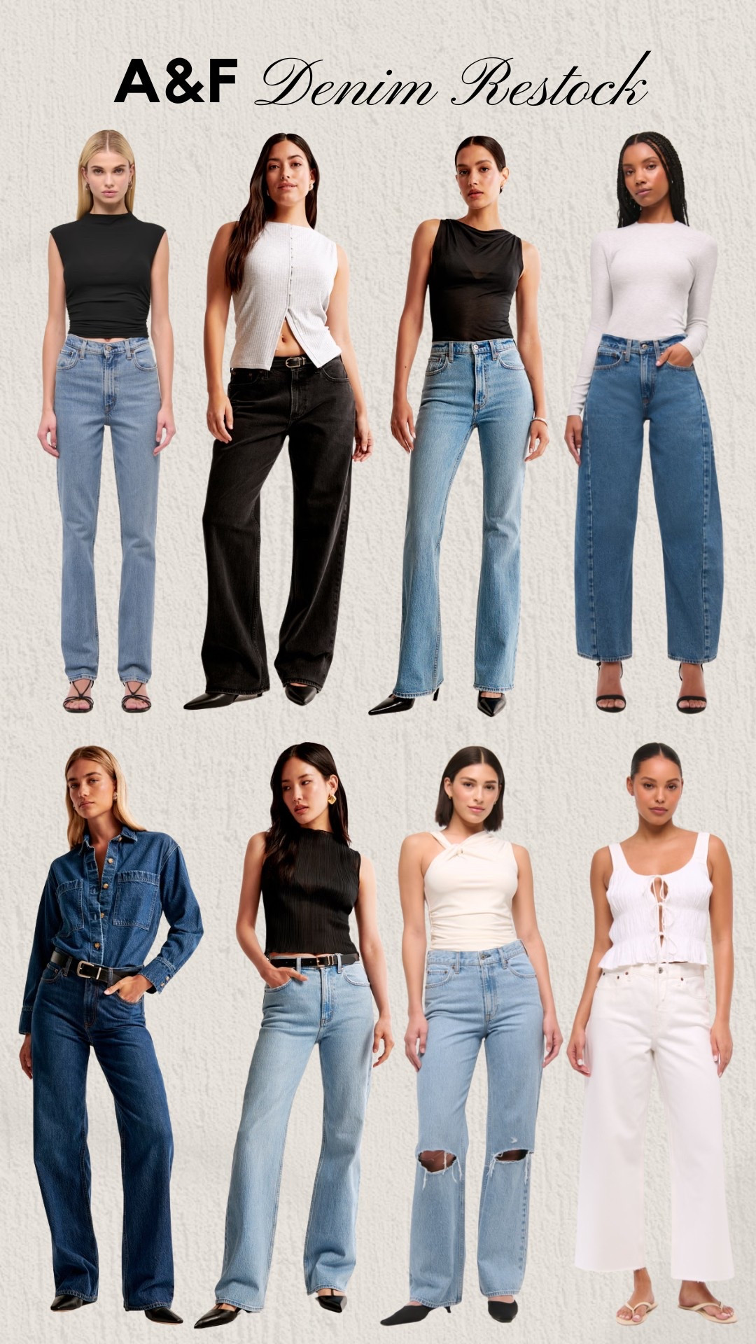 Abercrombie Denim // Abercrombie New Arrivals // Summer Fashion // Summer Denim

#LTKSeasonal #LTKStyleTip