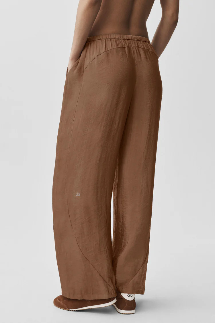 Semi-Sheer Golden Hour High-Waist Straight Leg Pant | Alo Yoga
