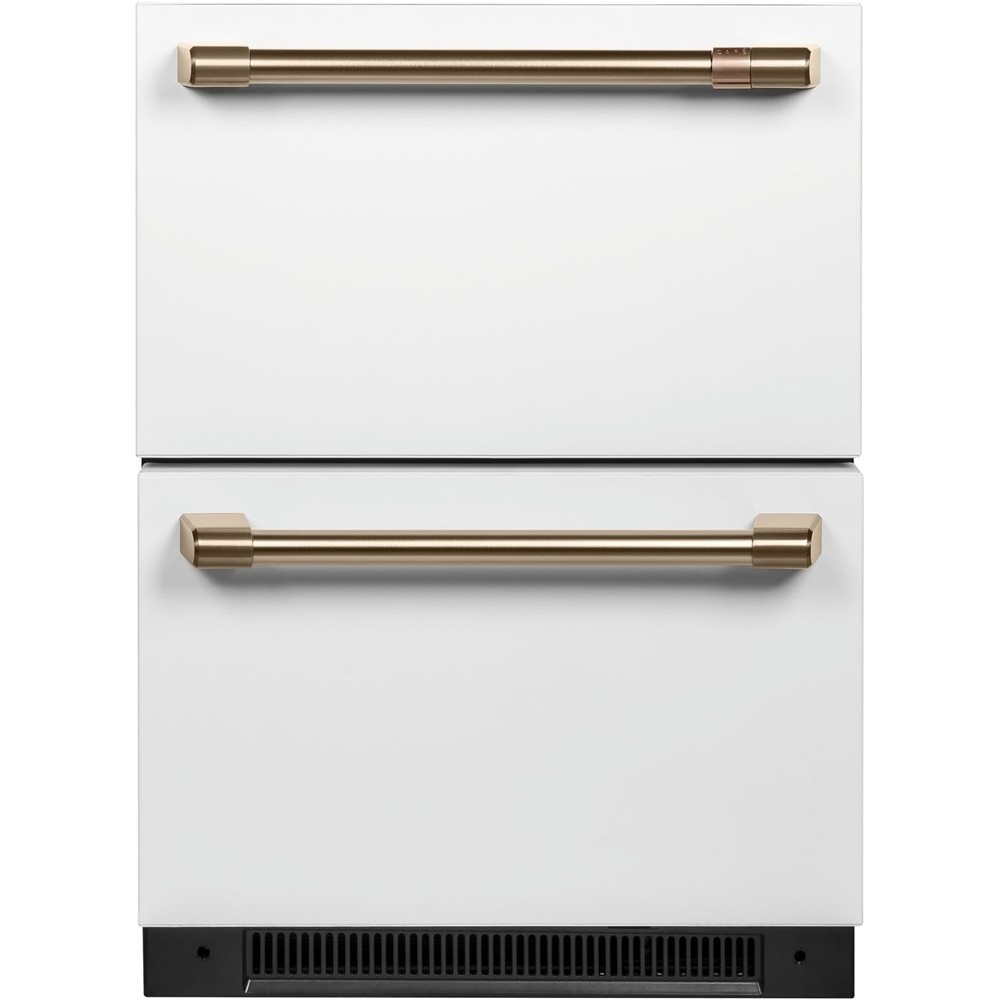 Café - 5.7 Cu. Ft. Built-In Dual-Drawer Refrigerator - Matte White | Best Buy U.S.