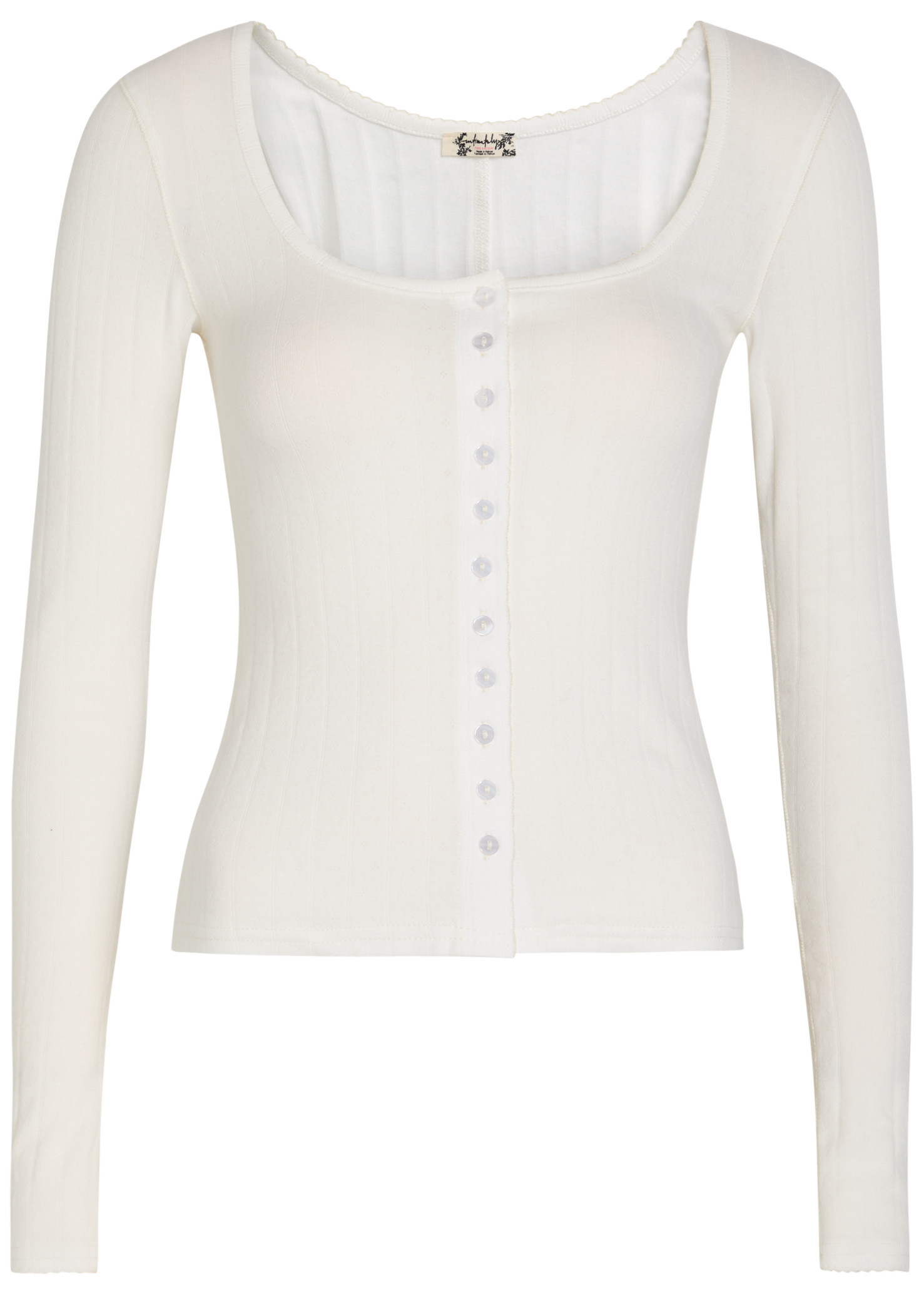 End Game pointelle stretch-cotton top | Harvey Nichols