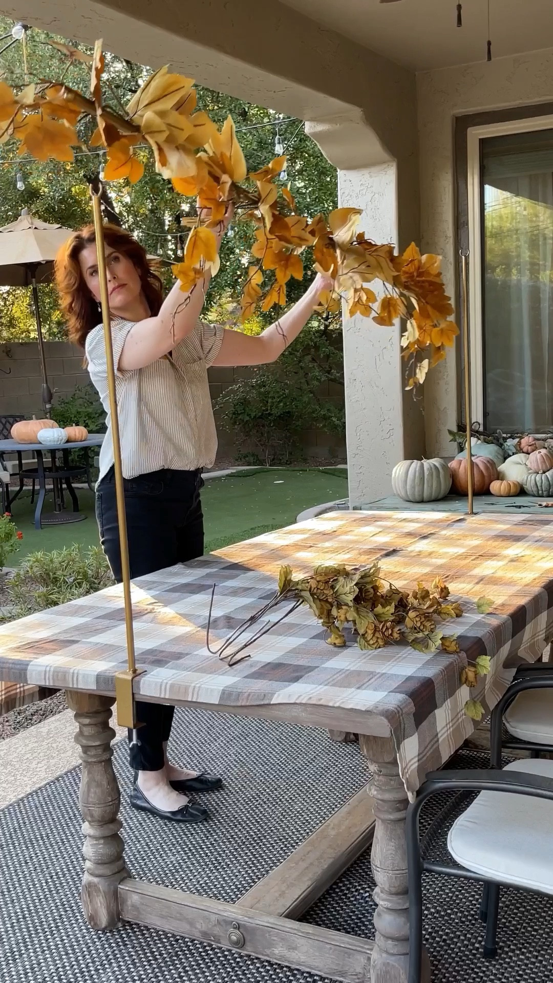 My very favorite tablescape accessory. The Table Rod! 

These can instantly elevate any table and can be decorated simply or more dramatically. Great for dinner parties, bridal showers, birthday parties, wedding events, graduation parties, any holiday gathering etc.., 

I’ve included exact items as well as similar items, and other fun table rod accessories for styling your table rod. The options for decorating are endless! 

#falltable #falltablescape #tabletopdecor #tablescape #falldecor



#LTKVideo #LTKSeasonal #LTKHome