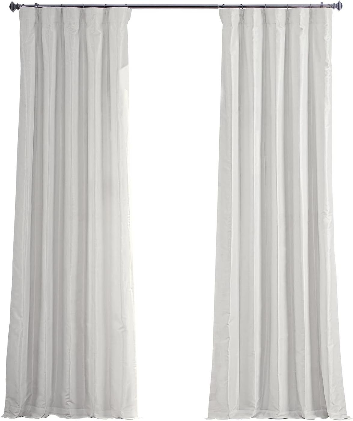 HPD Half Price Drapes Faux Dupioni Silk Curtain Vintage Textured for Room Decor 50 X 84 (1 Panel)... | Amazon (US)