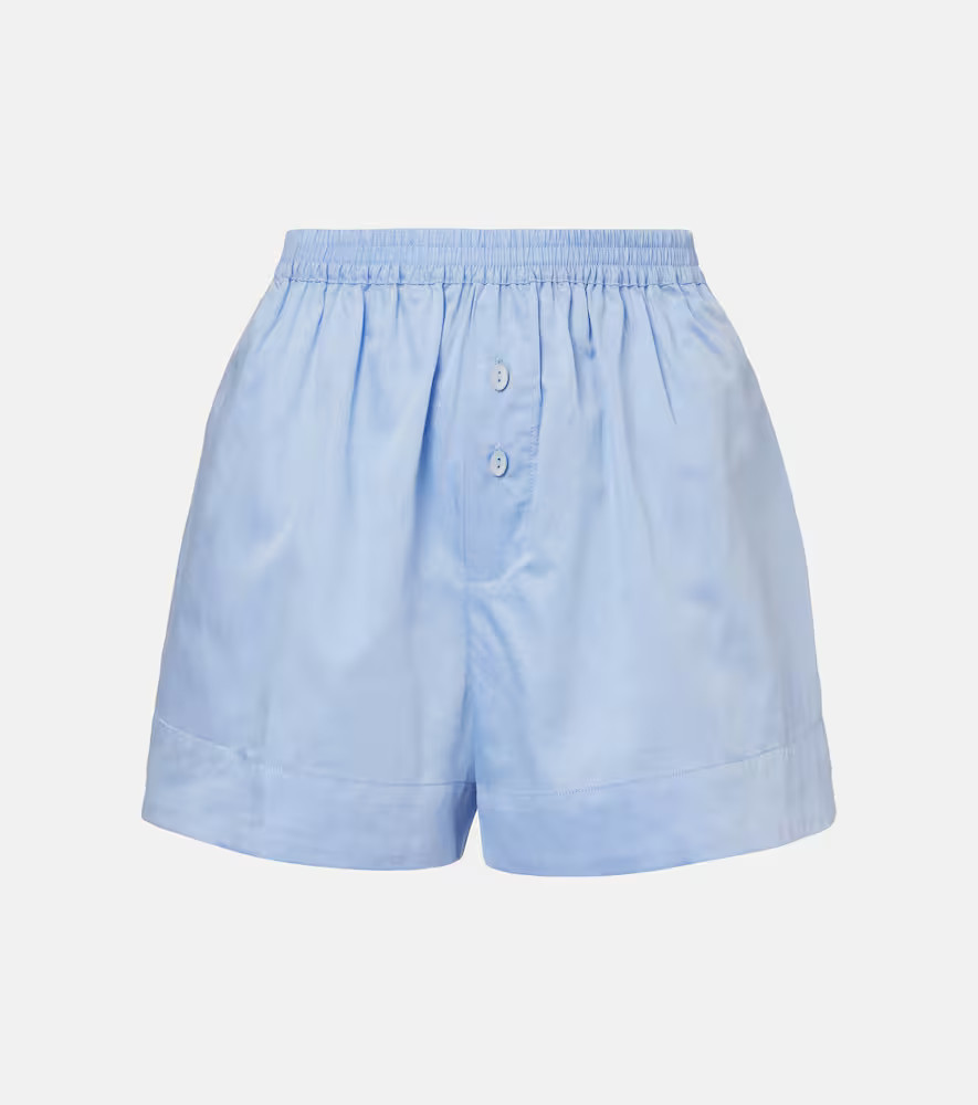 Faithfull Lonia cotton shorts | Mytheresa (US/CA)