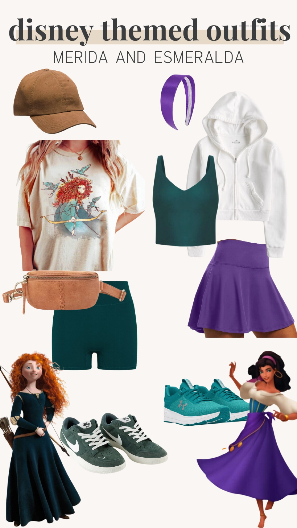 Disney outfits for women! 

Merida, Esmeralda, Disney world, land, princess outfits, Halloween, accessories 

#LTKTravel #LTKStyleTip #LTKFindsUnder100
