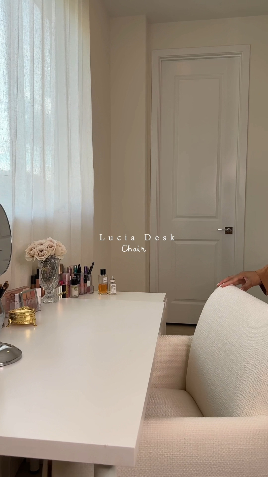 I think I just found the perfect chair for my vanity 🤍 

#LTKCyberWeek #LTKgrwm #LTKHome