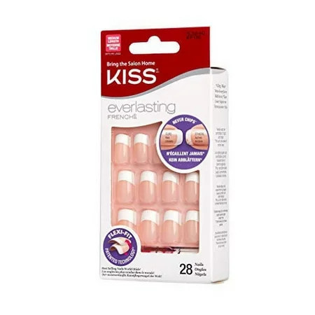 kiss everlasting french nail kit medium infinite nails 28 ea 28 count | Walmart (US)