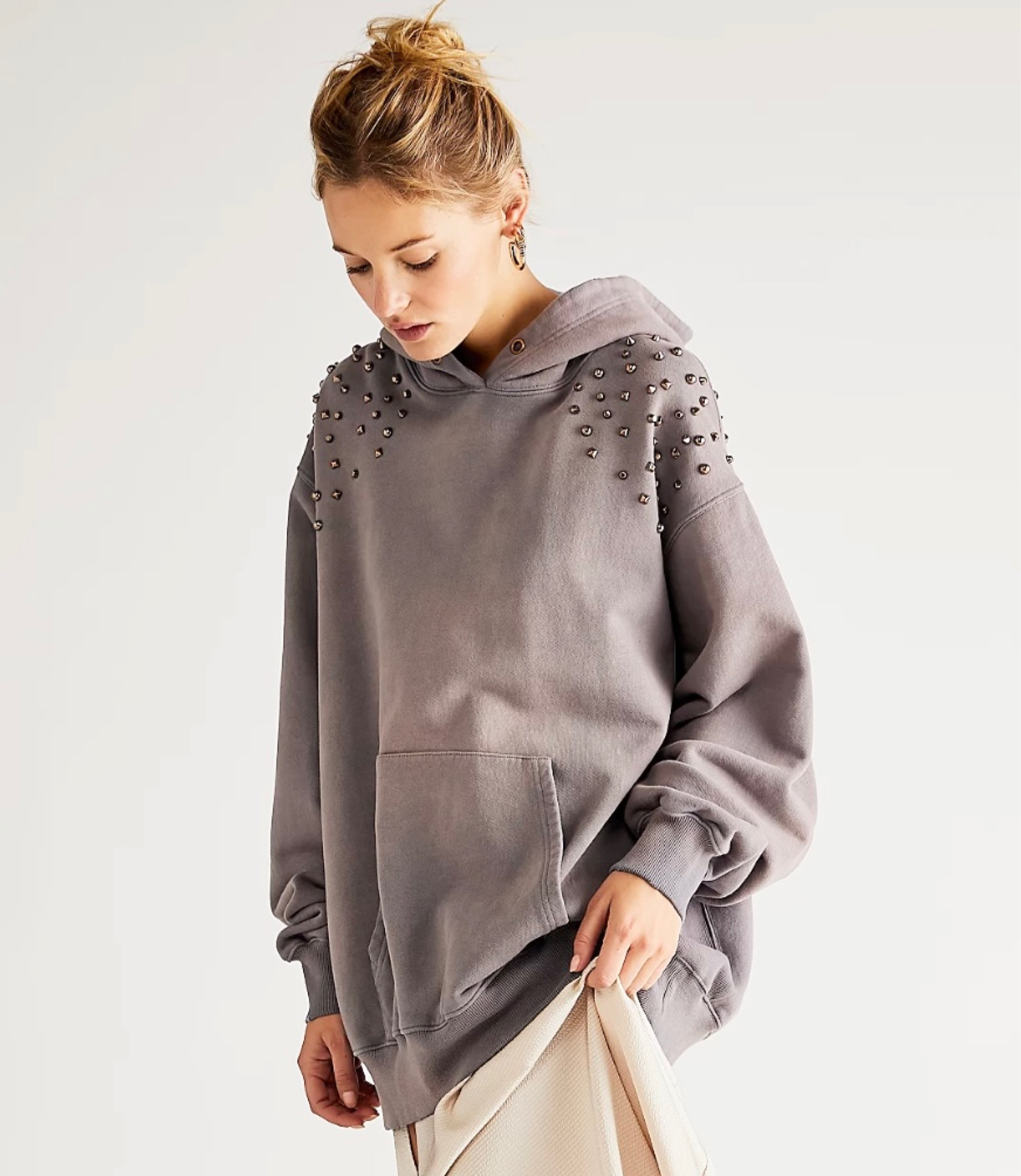 Obsessed with this hoodie from Free People 🤩 It feels SO NICE. It’s like a solid, heavy material that makes me feel put together and cozy at the same time.

#LTKfindsunder100 #LTKmidsize #LTKstyletip