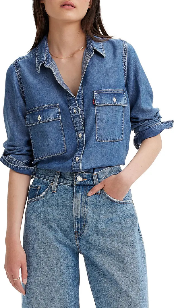 Doreen Denim Utility Shirt | Nordstrom